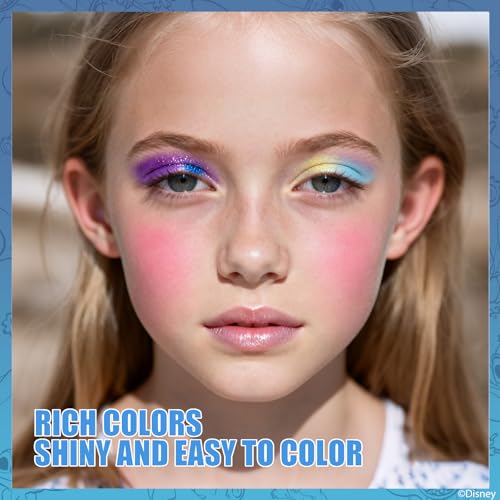 Townley Girl Stitch Fold-Out Makeup Palette with Mirror