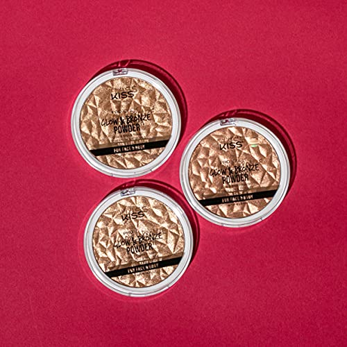 KISS NEW YORK Pro Touch Glow & Bronze Powder for Face & Body- KPBP01 (Powder-Medium)
