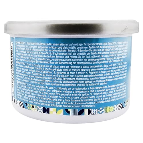Waxness Sensi Clear Amethyst Soft Wax Tin Pack of 4 ¡¿ 14 oz (400 g) ? Rosin-Free Clear Gel Formula with Neuro-Active Comfort Complex - Made in Italy