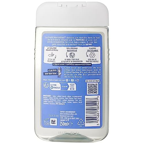 Le Petit Marseillais Shower Gel for Men Pine and Sea Fennel 250 ml by Le Petit Marseillais