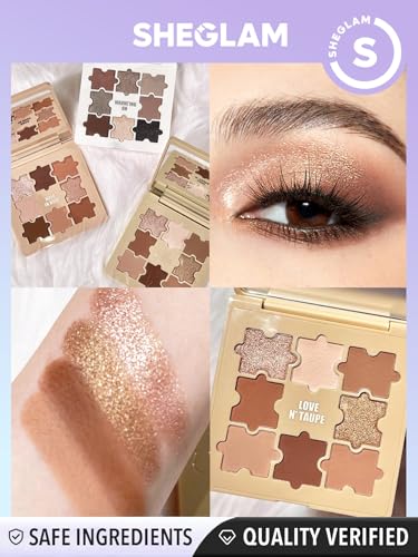 SHEGLAM 8-Color Eyeshadow Palette - Matte & Shimmer