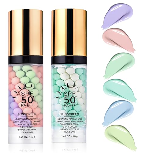 3-in-1 SPF 50 Primer Sunscreen with Color Correcting & Moisturizing