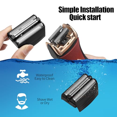 Shaver Replacement Foil Compatible with Remington TITANIUM-X Flex & Pivot Foil and Cutter F5800 & F7800,Shaver heads Fit for Remington F4900,F5800,F7800 (1 Pack)