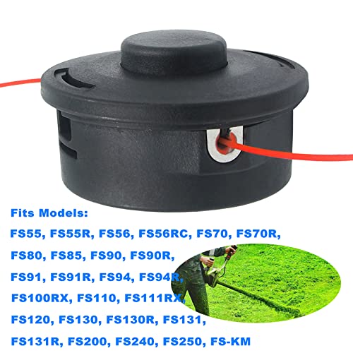 AILEETE Bump Feed Trimmer Head for Stihl FS55 FS70 FS80 FS90 FS100 RX FS240