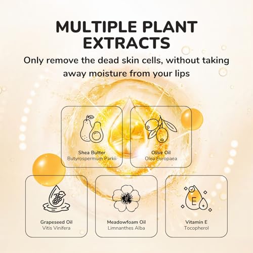 Lip Mask & Scrub Set - Honey Milk Protein Overnight Moisturizer