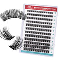 FADVAN Cluster Lashes 168PCS Wispy D-Curly 8-16MM DIY Extensions