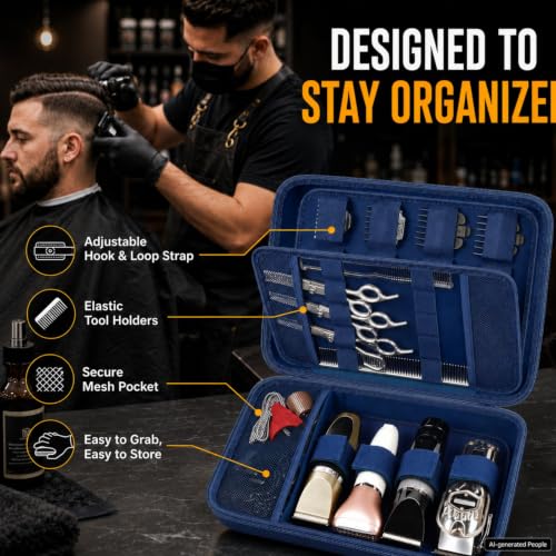 Boobowl Hard Travel Case for Hair Clippers & Trimmer Storage