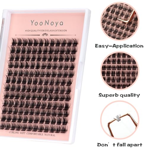 Lash Clusters 144PCS 12mm D Curl Eyelash Extensions