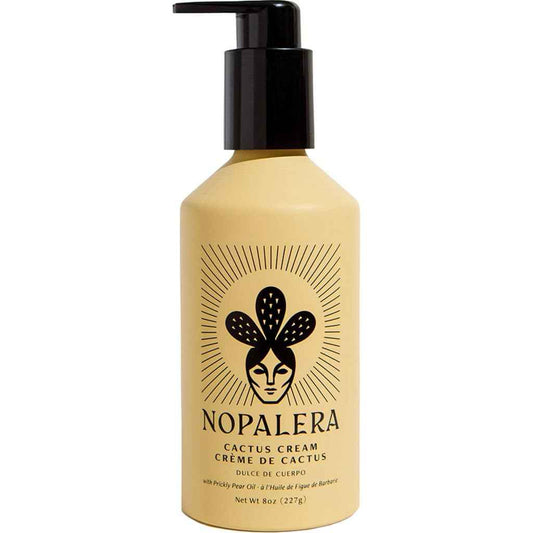Nopalera Dulce de Cuerpo Cactus Cream - Moisturizing Body Lotion with Prickly Pear Oil, Amber, Citrus, and Warm Vanilla Fragrance, Vegan, 8 oz.