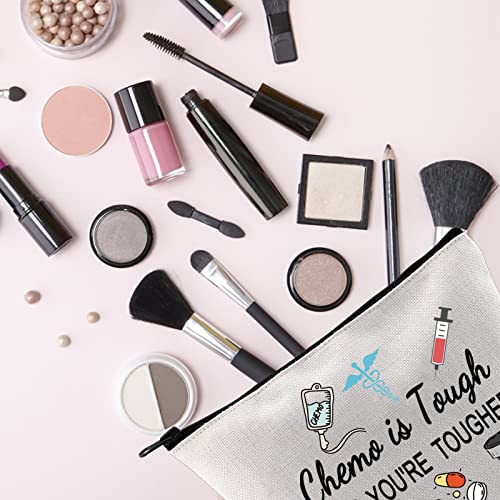 Chemo Care Package - Chemotherapy Makeup Bag (Tough)