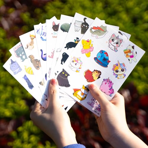 96 PCS Cat Temporary Tattoos for Kids - Party Favors