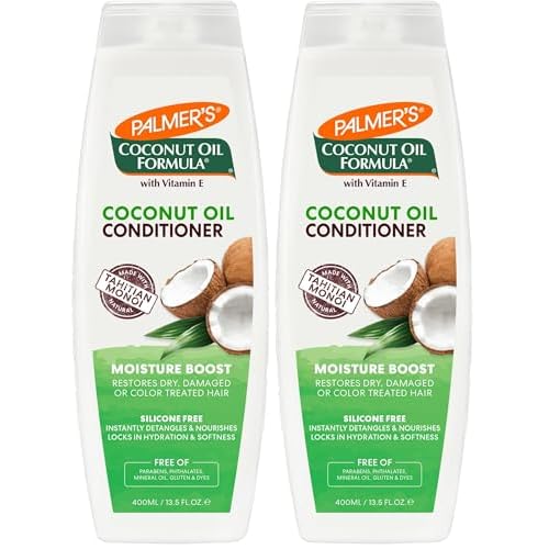 Palmer's Coconut Oil Formula Moisture Boost Conditioner, 13.5 Fl Oz (Pack of 2)