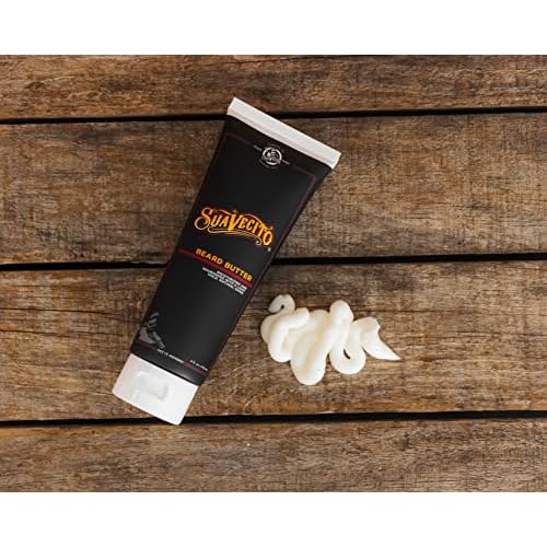 Suavecito Beard Butter 4 oz -Original Scent - Moisturizes, Nourishes, & Softens Beard, Adds Healthy Natural Shine - Offers a Light Hold Through Out the Day