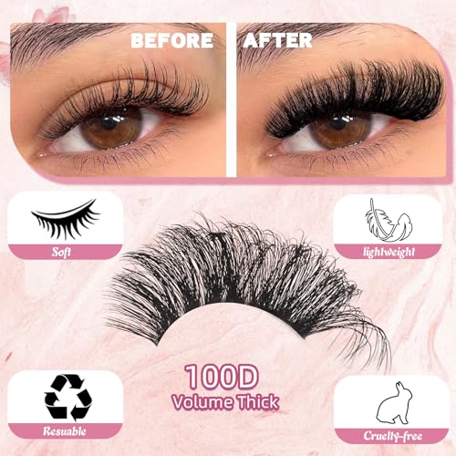 Fluffy Lash Clusters 16-25mm 240pc D Curl Volume Extensions