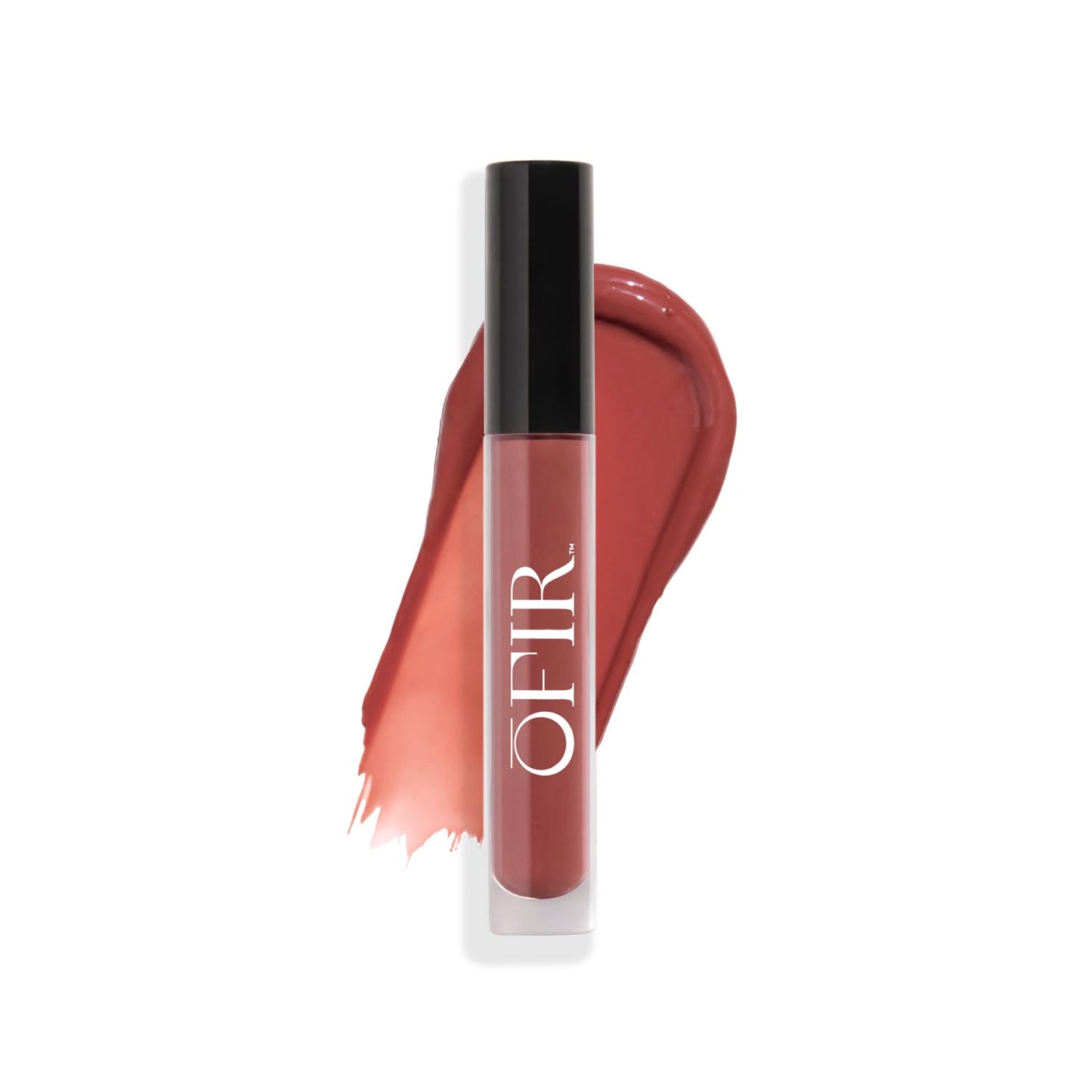 OFIR Hue Hydrator Sheer Lip Jelly | Luminous Gloss Shine Formula With Apricot Oil, Coconut Oil, Vitamin E for Subtle Color | Cruelty Free Hydrating lip Balm | Mocha Glow - Warm Terracotta, 0.135 Fl oz