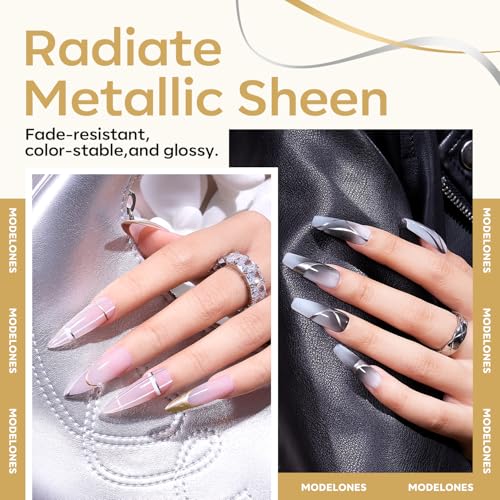 Modelones Cat Eye Magnet 5-in-1 Nail Magnet Kit for Cat Eye Gel Polish – 9 Pattern Plates