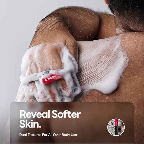 Exfoliating Body Scrubber, Bath and Body Scrub Buffer, Body Exfoliator for Remove Dead Skin, Gentle and Rough Lightweight Sponge for Shower (2 Pack)