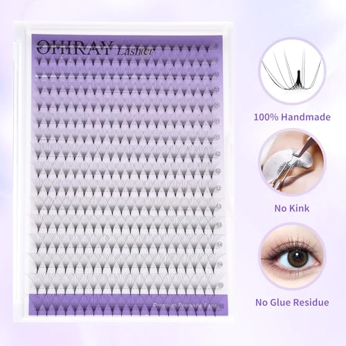 Wispy Mink Lash Clusters 8-15mm - 320pcs Extension Kit