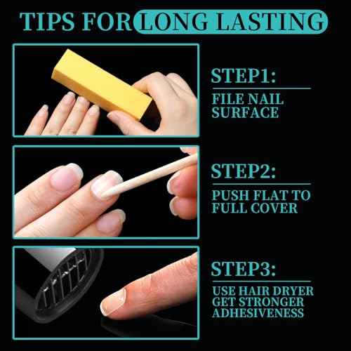 Teenitor 1500pcs Press on Nail Adhesive Tabs, 15 Sizes of Nail Stickers for Press on, Press on Nails Glue Stickers Press on Nail Sticky Tabs, 100 Sheets