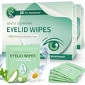 Eyelid and Lash Cleansing Wipes ? Hypoallergenic Tea Tree Oil Eye Wipes for Dry Eyes, Blepharitis & Sensitive Skin ? Pre-Moistened, Individually Wrapped Pads for Daily Eye Care ? 60 Count