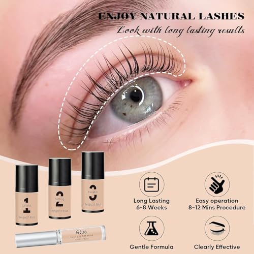 Libeauty Lash Lift and Color Kit for DIY Eyelash Perming