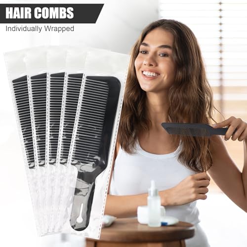 NICEMOVIC Barber Fade Combs 10 Pack - Heat Resistant Hair Cutting