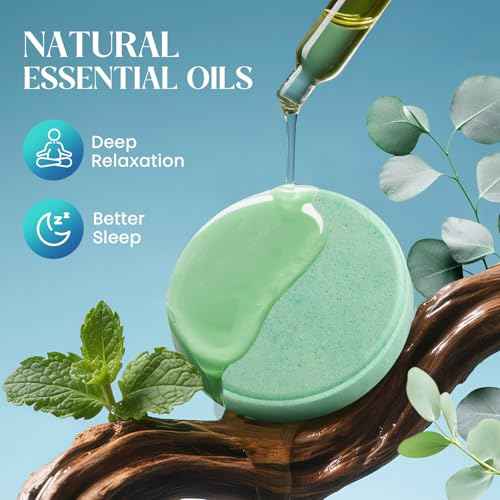 Shower Steamers Aromatherapy, Birthday Gifts for Men Teen, Stocking Stuffers White Elephant Christmas Gift for Adults, Natural Essential Oils Bath Bombs Relaxation SPA ? 15 Tablets