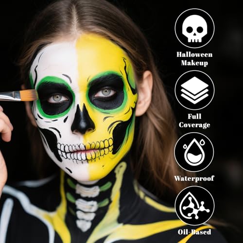 Professional Oil-Based Body Paint for Halloween Cosplay & SFX Makeup