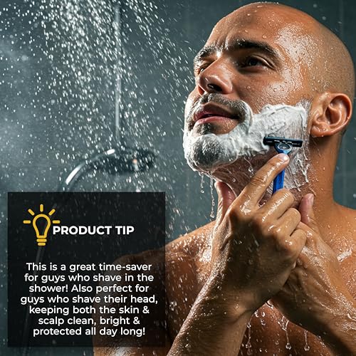 Blackwood For Men BioNutrient 2-in-1 Shave Foam + Face Wash, Natural Rich Shaving Foam & Facial Cleanser Hybrid, Soothes Irritation, Prevents Razor Burn, Fights Acne, Sulfate-Free True Clean Shave 4oz