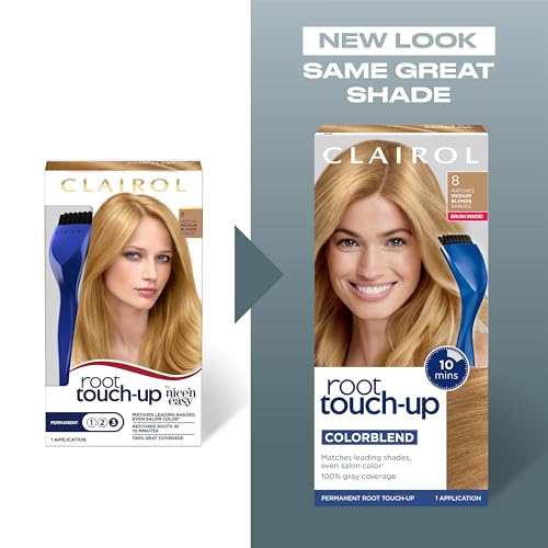 Clairol Root Touch-Up by Nice'n Easy Permanent Hair Dye, 5R Medium Auburn/Reddish Brown Hair Color, Pack of 1