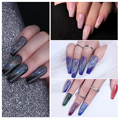 noirwhite Black White Gel Nail Polish, 2Pcs 15ml Gel Polish Set, Soak Off UV LED Nail Gel Polish Long Lasting Nail Art Starter Manicure Salon DIY at Home Design Decorations Nail Art Design