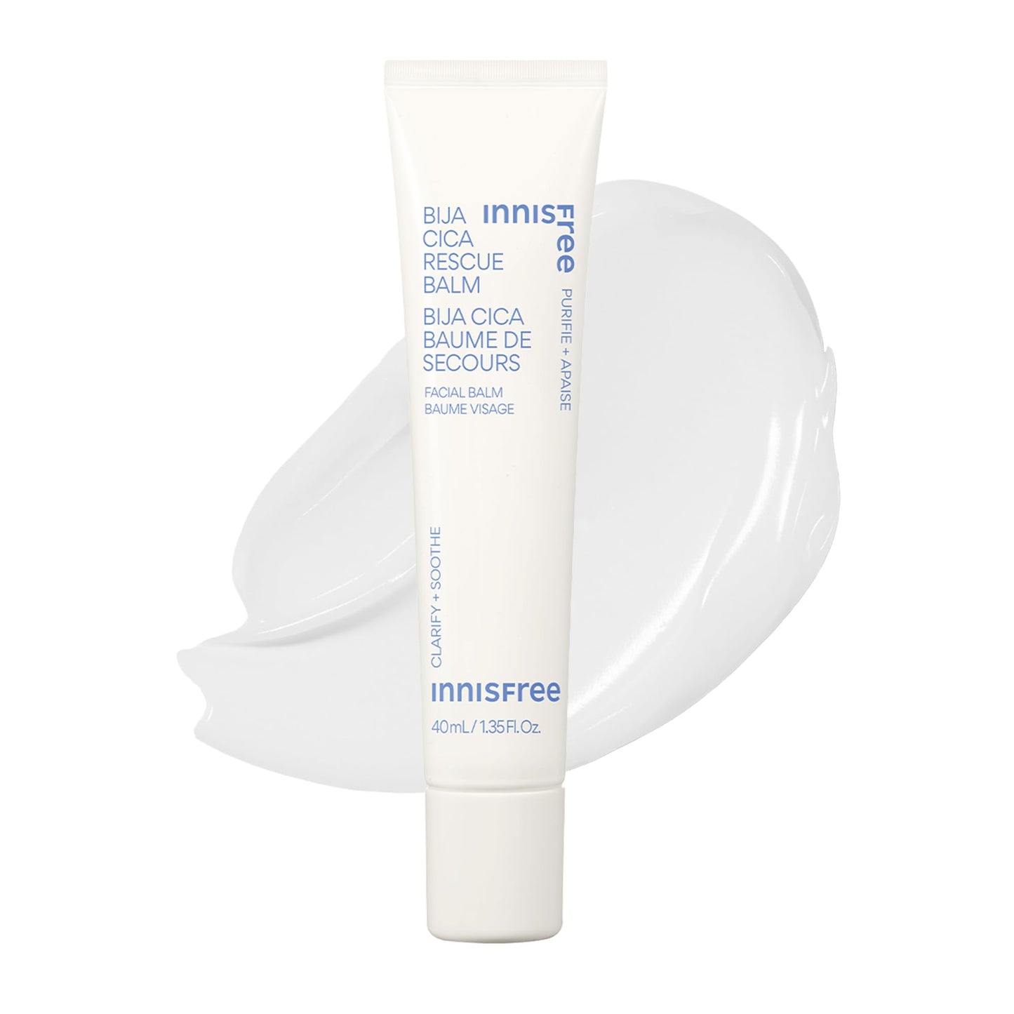 innisfree Bija Cica Rescue Balm with Squalane, Korean Moisturizing Balm Helps Soothe Skin and Improve Uneven Texture