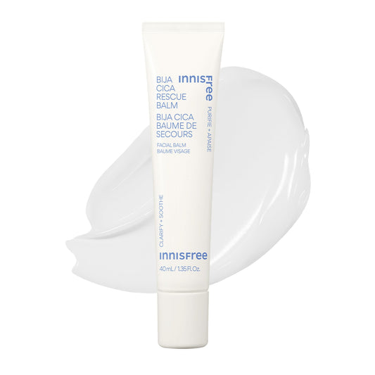 innisfree Bija Cica Rescue Balm with Squalane, Korean Moisturizing Balm Helps Soothe Skin and Improve Uneven Texture