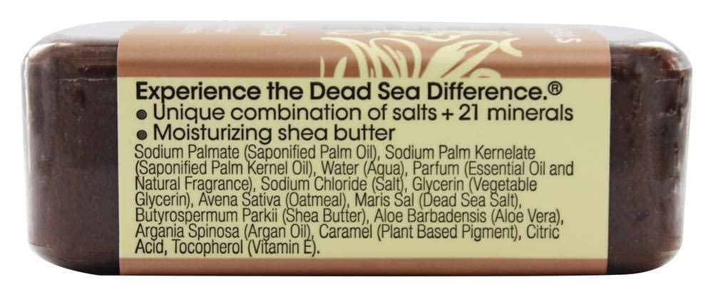 One With Nature Vanilla Oatmeal Dead Sea Mineral Soap, 7 Ounce Bar