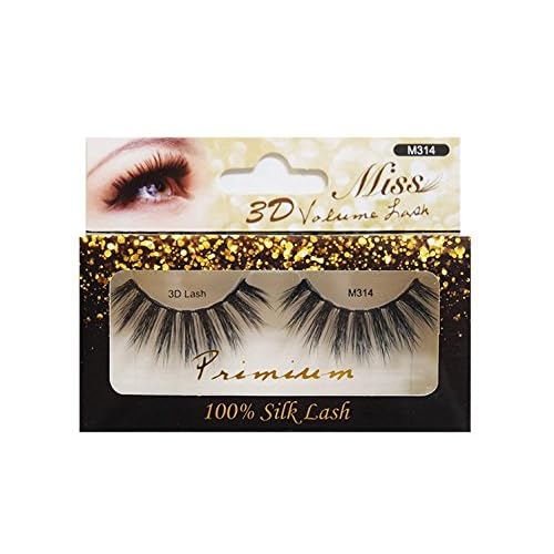 "4 Pairs" Miss Lashes 3D Volume lash M314