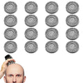 Shaver Replacement Blades compatible Skull Shaver for Pitbull Gold PRO/Pitbull Platinum Pro Shaver Heads (16 pcs)