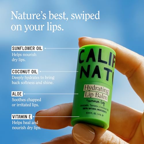 California Naturals Hydrating Lip Balm 2-Pack - Coconut & Fig