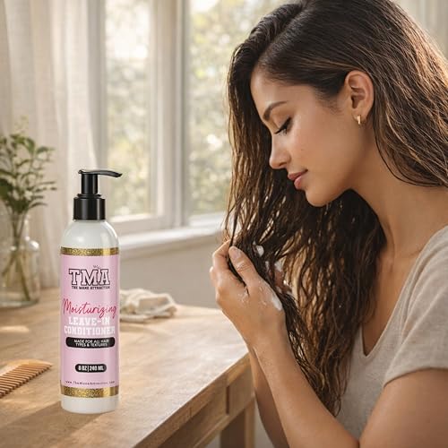 Moisturizing Leave-In Conditioner for Curly Hair - Frizz Control & Hydration
