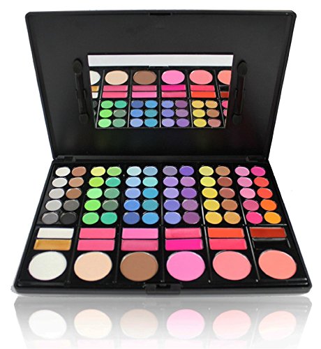 78-Color Eyeshadow Palette with Lipgloss & Concealer Set