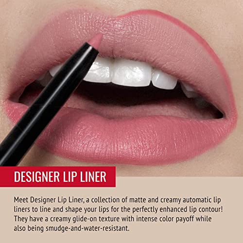 Runway Rogue ¡®Sex Symbol¡¯ Frosted Maple Brown-Sugar Silk Glam Long Wear Liquid Lipstick Bundle with ¡®Trendsetter¡¯ Matte Soft-Mocha Designer Liner Lip Liner