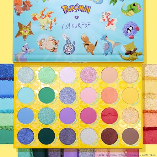 ColourPop x Pokémon Pallet Town 24-Color Eyeshadow Palette