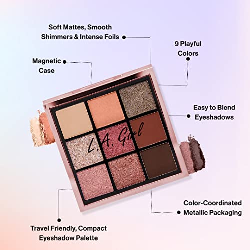 L.A. Girl Keep It Playful Eyeshadow Palette - 9 Colors