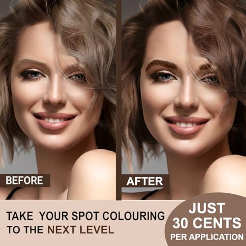 Mina iBrow Henna Hair Color Tint Kit - Copper Brown, Vegan & Ammonia-Free