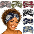 Wide Twist Headbands for Women - Paisley Print, 6 Pack, Comfortable & Non-Slip