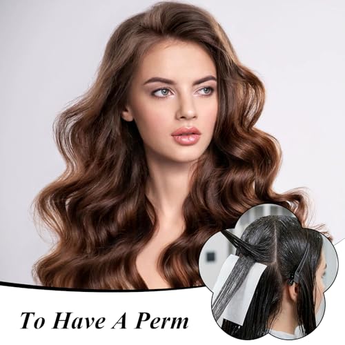 200 Disposable Perm Papers for Hair Styling - High Temperature Resistant Wraps