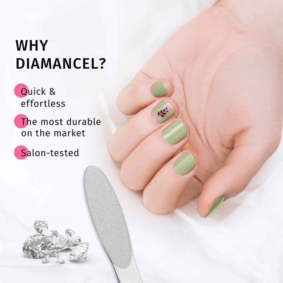 Diamancel Luxury Diamond Hand Buffer - #5 Fine Grit Hand Rasp - Smooths Calluses & Rough Skin