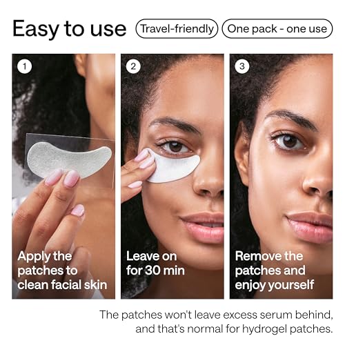 Under Eye Patches for Dark Circles, Puffiness 5 PAIRS - Dark Circles Under Eye Treatment - Under Eye Mask Gel - Under Eye Gel Patches for Puffy Eyes - Green Tea, Collagen Eye Patches - Under Eye Pads