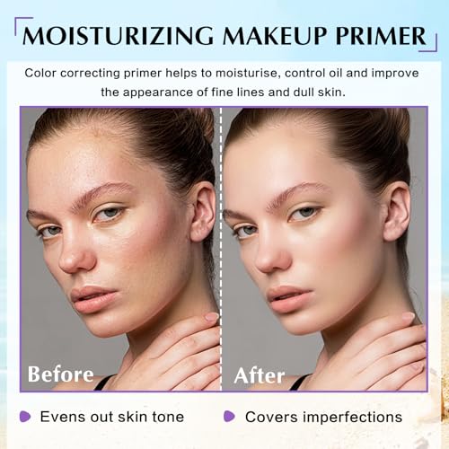 3-in-1 Color Correcting Face Primer SPF 50 PA+++ (2 Pack)