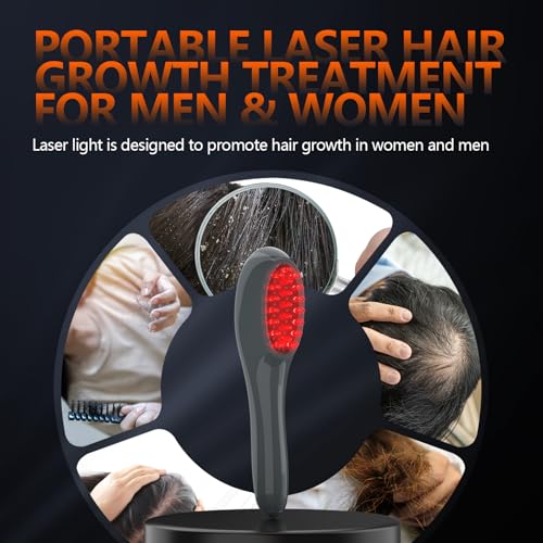 Jitesy Laser Therapy Hair Growth Comb - Red Light LLLT