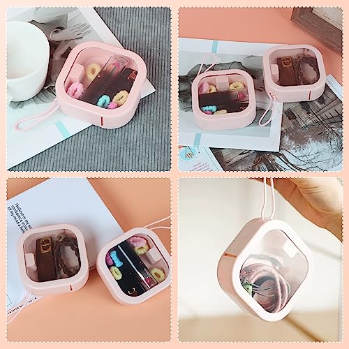 Portable Hair Tie Organizer for Accessories - Stackable & Wall-Mountable